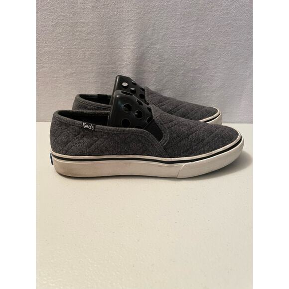 KEDS womens wool slip on sneakers size 6 denim blue color quilted pattern - Picture 2 of 10